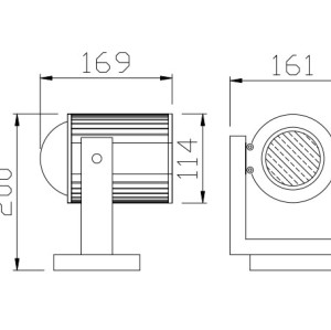 High quality aluminum spot light | COB LED or LED module or MH（CDM）G12 | tempered glass diffuser