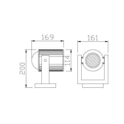 High quality aluminum spot light | COB LED or LED module or MH（CDM）G12 | tempered glass diffuser