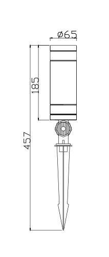 High-quality spot light WD-S087 | Aluminum lamp body | LED module | COB LED | tempered glass