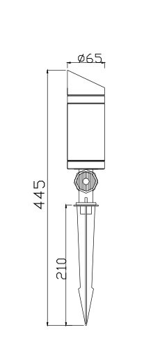 Spot light WD-S026 | tempered glass diffuser | High quality aluminum body | LED module | COB | IP65