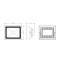Aluminum flood light WD-F034 | COB LED | tempered glass diffuser | noble elegant style | IP65