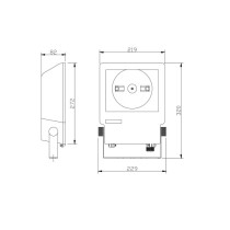 Aluminum flood light WD-F001-A | COB LED | tempered glass | fashional design | MH(CDM)G12 | IP65