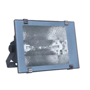 Aluminum flood light WD-F012 | HQI-TS Rx7s | tempered glass diffuser | noble design | IP65