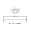 Linear wallwasher light WD-FL507-A | High quality aluminum | IP65 | length customizable | LED