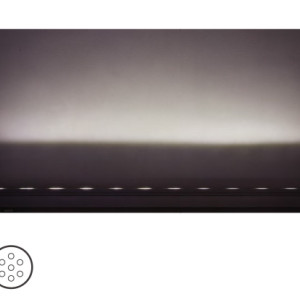 Linear wallwasher light WD-FL513-A | length customizable | Aluminum body | SMD LED 18W | IP65