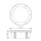 Underground light WD-M152 | Aluminum inground light | E-plastic | LED Module | tempered glass