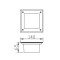 Aluminum underground light | In ground light WD-M172 | Engineering plastic | LED Module | IP67
