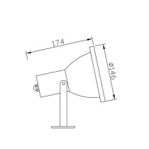 Under water light WD-S062 | stainless steel lamp body | LED module | IP68 | fashional design