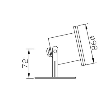 Under water light | Noble lamp WD-S060 | LED module | stainless steel body | IP68 | Waterproof