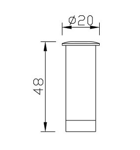 Under water light WD-S056 | stainless steel body | engineering plastic | LED module | IP68