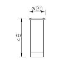 Under water light WD-S056 | stainless steel body | engineering plastic | LED module | IP68