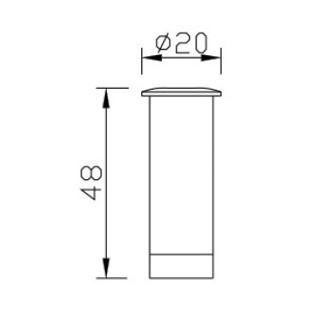 Under water light WD-S056 | stainless steel body | engineering plastic | LED module | IP68