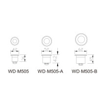 Under water light WD-M505 | stainless steel lamp body | tempered glass diffuser | IP68 | LED