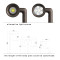 Lawn lamp WD-C222 | Custom bollard light | LED module | COB | popular design | Aluminum body