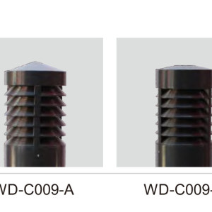 Aluminum bollard light | Lawn Light WD-C009 | Cyliner with cap | LED module | CFL E27 | PC diffuser