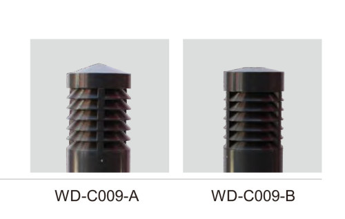 Bollard light Lawn Light Cyliner with cap LED module 6W/9W/12W CFL E27 13W/18W/23W WD-C009