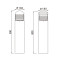 Bollard light  WD-C008 | mutipal layers cylinder lamp | LED module | CFL E27 | High quality aluminum
