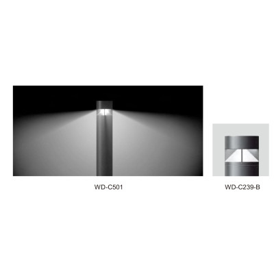 Lawn lamp WD-C038 | cool cylinder bollard light | LED module | CFL E27 | fashional | Aluminum body