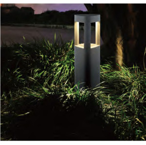 Lawn lamp WD-C239 | High quality aluminum bollard light | Triangle concise style | LED module 5W 10W 15W | W160mm×L178mm×H1350mm | low Minimum Order Quantity | for gardens parks pathways and more