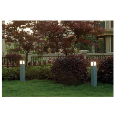 Lawn lamp WD-C139 | High quality aluminum | modern concise design | exterior flange | PMMA diffuser