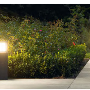 Lawn lamp WD-C275 | aluminum bollard light | modern concise design | Cube external flange | LED