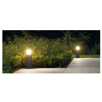 Lawn lamp WD-C275 | aluminum bollard light | modern concise design | Cube external flange | LED