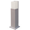 Lawn lamp bollard light modern concise design W150*L150*H727mm imitation marble/PMMA+aluminum IP55 WD-C145