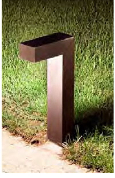 Aluminum lawn lamp WD-C294 | modern concise design | LED module | tempered glass diffuser