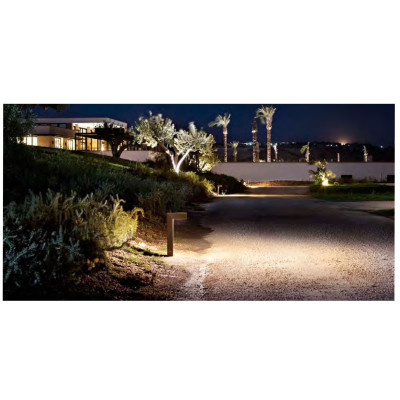 Aluminum lawn lamp WD-C294 | modern concise design | LED module | tempered glass diffuser