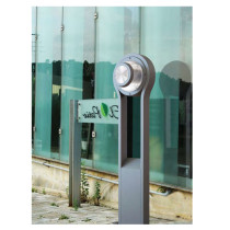 Lawn lamp WD-C166 | modern concise design | aluminum round head | double-light out | LED module