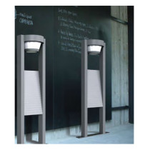 Modern design  lawn lamp | bollard light WD-C168 | with indicator | aluminum and stainless steel