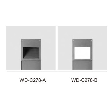 Lawn lamp WD-C278 | aluminum bollard light | popular modern concise design | stainless steel cube