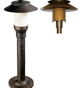 Lawn lamp bollard light classic vetro style aluminum+imitation marble/PMMA φ220*H550mm WD-C175/WD-C175-A