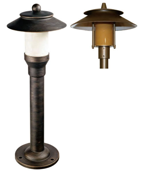 Lawn lamp bollard light classic vetro style aluminum+imitation marble/PMMA φ220*H550mm WD-C175/WD-C175-A