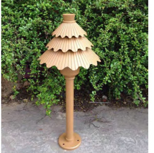 Lawn lamp WD-C481| Aluminum bollard light | pine tree imitation | modern style | LED module | IP55