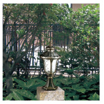 Lawn lamp WD-C236 | die-cast aluminum bollard light | European style |  CFL E27 | extruded glass