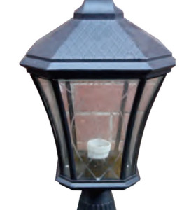 Lawn lamp bollard light middle age classic vetro style European   CFL E27 13W/16W/18W WD-C186