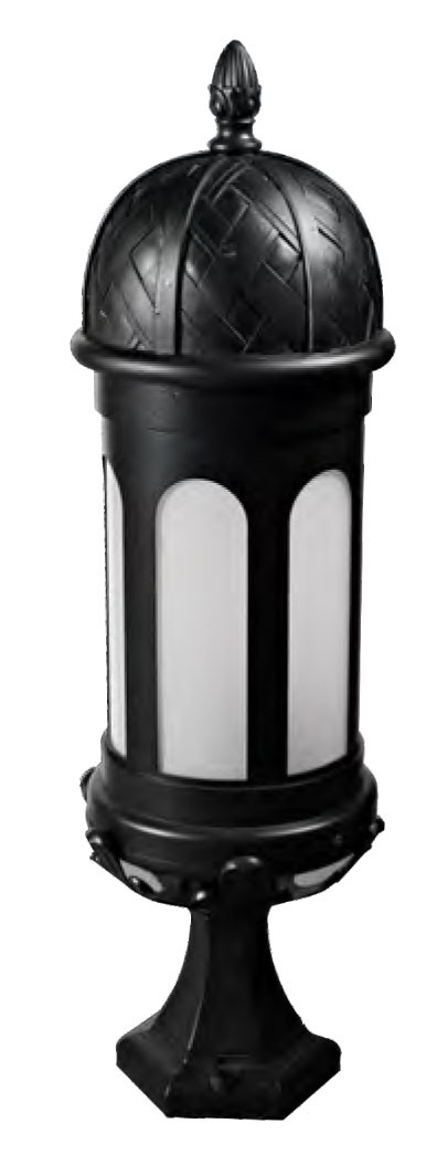 Lawn lamp bollard light custom outdoor lights classice vetro style LED module 9W/12W/18W CFL E27 18W/23W aluminum+PMMA/imitation marble D245*H826mm WD-C380