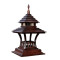 Lawn lamp WD-C307 | Japanese classic retro style | high-grade preservative wood body | IP55