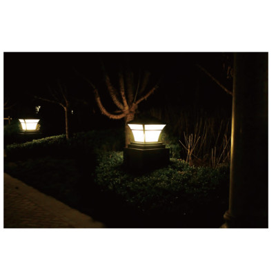 Lawn lamp WD-C218 | Stainless steel bollard luminaire | SMD LED module | CFL E27 | imitation marble
