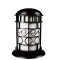 Lawn lamp bollard light luminaire φ483*H780mm classic retro style villa aluminum/stainless steel SMD LED 3*8W CFL E27 23W/36W T5 3*14W imitation marble/PMMA WD-C403