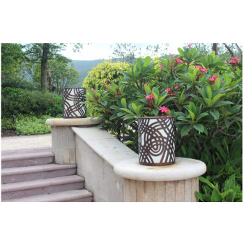 Lawn light WD-C293 | classical round cylinder style | LED module | High quality aluminum