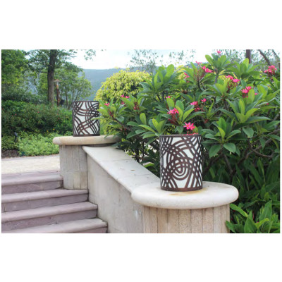 Lawn light WD-C293 | classical round cylinder style | LED module | High quality aluminum