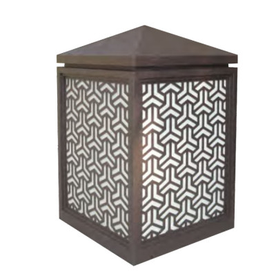 Bollard light WD-C367 | Classical style lawnlamp | LED or E27 | aluminum and stainless steel