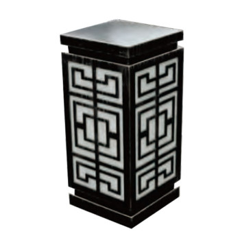 Classical Style Lawn lamp | Bollard light WD-C308 | aluminum and stainless steel body | faux marble