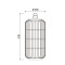 Lawn lamp Lantern suspension hanged bollard light LED module 3W/6W/12W D300*H676 Hot-dip galvanizing steel/stainless steel faux marble PMMa WD-C318