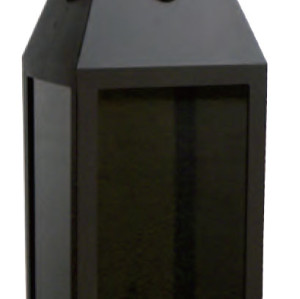 Bollard Light black LED module 3W/6W stainless steel+tempered glass lawn light W200*L200*H810 WD-C356