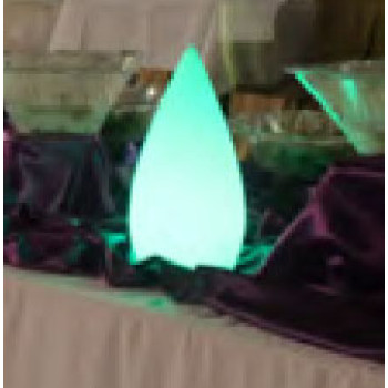 Candle light W160*H280 flower lamp LED module 3W/6W imported resin blue green purple red WD-C507
