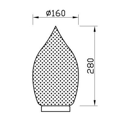 Imported resin candle light | Ambient light WD-C507 |flower lamp | imported resin | LED | IP55
