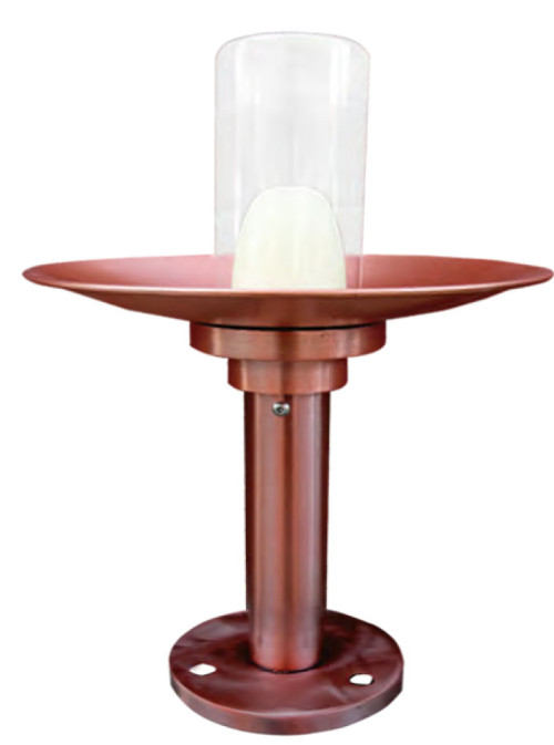 Lawn lamp bollard luminaire lotus light head modern  modern design faux marble aluminum LED Module 1~3W WD-B135